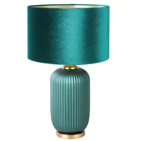 Kép 1/3 - laila-asztali-lampa-hs385559-turkiz-41-x-65-cm