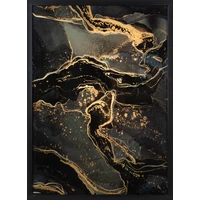 Kép 1/2 - absztrakt-falikep-kerettel-478-grafit-arany-53-x-73-cm