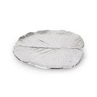 Kép 1/4 - kalina-dekorativ-keramia-tal-ezust-27x27x2-cm