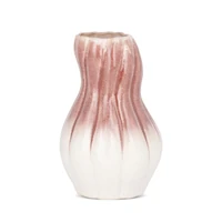 Kép 1/6 - evita-keramia-vaza-kremszin-rozsaszin-16-x-16-x-25-cm