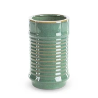 Kép 1/4 - sami-keramia-vaza-zold-12-x-12-x-20-cm