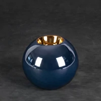 Kép 2/4 - amora1-keramia-gyertyatarto-granatkek-9-x-9-x-8-cm-hatterrel