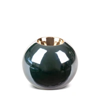 Kép 1/5 - amora2-keramia-gyertyatarto-zold-9-x-9-x-8-cm