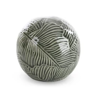 Kép 1/5 - dara-keramia-gomb-zold-10-x-10-x-9-cm