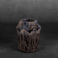 Kép 2/3 - alda-keramia-vaza-granatkek-16-x-16-x-21-cm-hatterrel