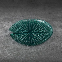 Kép 2/4 - mela-dekorativ-uveg-tal-turkiz-24-x-3-cm-hs404938 1
