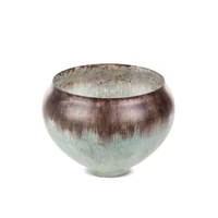 Kép 1/5 - abril-uveg-tal-turkiz-barna-18-x-18-x-14-cm