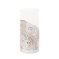 Kép 1/5 - dimon-uveg-gyertyatarto-bezs-13-x-13-x-27-cm