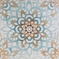 Kép 1/3 - mandala-kezzel-festett-falikep-486a-kek-80-x-80-cm