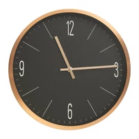 Kép 1/3 - modern-faliora-rez-szinu-keretben-fekete-30-x-4-x-30-cm-hs420607