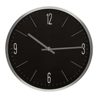 Kép 1/3 - modern-faliora-ezust-szinu-keretben-fekete-30-x-4-x-30-cm-hs423157