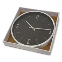 Kép 2/3 - modern-faliora-ezust-szinu-keretben-fekete-30-x-4-x-30-cm-dobozban