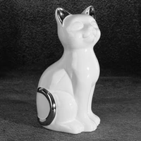 Kép 2/3 - feher-macska-figura-feher-11-x-9-x-20-cm-hs423321 1