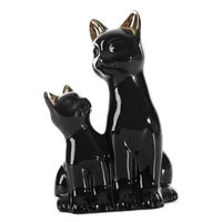 Kép 1/2 - fekete-macska-figura-fekete-15-x-11-x-22-cm-hs423324