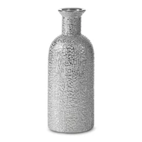 Kép 1/5 - riso4-keramia-vaza-ezust-16-x-11-x-40-cm-hs431931