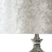 Kép 2/3 - rosa-asztali-lampa-ezust-32-x-38-x-80-cm-hs434816 1