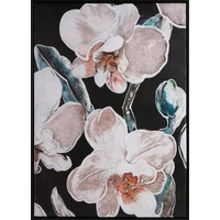 Kép 1/3 - orchidea-kezzel-festett-falikep-638-fekete-50-x-70-cm-hs440554
