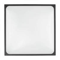 Kép 2/6 - EcoLight ø295 mm négyzet alakú fekete színű mennyezeti lámpa 2xE27-es foglalattal