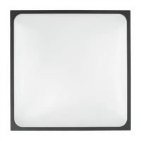 Kép 2/6 - EcoLight ø295 mm négyzet alakú fekete színű mennyezeti lámpa 2xE27-es foglalattal