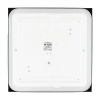 Kép 3/6 - EcoLight ø295 mm négyzet alakú fekete színű mennyezeti lámpa 2xE27-es foglalattal