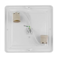 Kép 4/6 - EcoLight ø295 mm négyzet alakú fekete színű mennyezeti lámpa 2xE27-es foglalattal