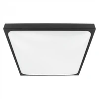 Kép 1/6 - EcoLight ø295 mm négyzet alakú fekete színű mennyezeti lámpa 2xE27-es foglalattal
