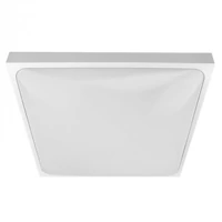 Kép 1/6 - EcoLight ø295mm négyzet alakú fehér színű mennyezeti lámpa 2xE27-es foglalattal