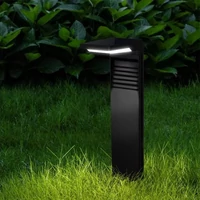 Kép 1/4 - EcoLight Leszúrható fekete napelemes lámpa 40 cm SSO-2