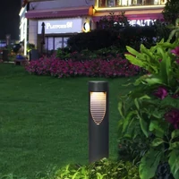 Kép 2/3 - EcoLight napelemes fekete állólámpa beépített alkonykapcsolóval SSO-3