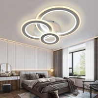 Kép 3/8 - Lucero Chase 115 W-os 50 cm átmérőjű fehér LED távirányítós és mobil applikációval vezérelhető mennyezeti lámpa