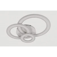 Kép 6/8 - Lucero Chase 115 W-os 50 cm átmérőjű fehér LED távirányítós és mobil applikációval vezérelhető mennyezeti lámpa