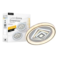 Kép 4/4 - Lucero Emerencia 110 W-os 50 cm átmérőjű fehér LED távirányítós és mobil applikációval vezérelhető mennyezeti lámpa