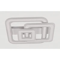 Kép 4/8 - Lucero Marshall 140 W-os 50 cm átmérőjű fehér LED távirányítós és mobil applikációval vezérelhető mennyezeti lámpa