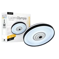 Kép 4/4 - Lucero Olympia 84 W-os 50 cm átmérőjű fehér LED távirányítós és mobil applikációval vezérelhető mennyezeti lámpa