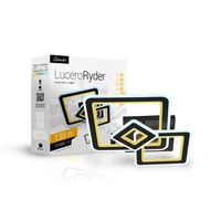 Kép 4/4 - Lucero Ryder 130 W-os 50 cm átmérőjű fekete LED távirányítós és mobil applikációval vezérelhető mennyezeti lámpa