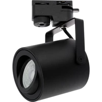 Kép 2/8 - MasterLED Abi fekete sínre szerelhető lámpa GU10-es foglalattal