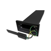 Kép 2/7 - MasterLED Clark 12 W-os natúr fehér 80 cm magas fekete állólámpa