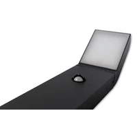 Kép 2/8 - MasterLED Clark 12 W-os natúr fehér 80 cm magas fekete állólámpa mozgásérzékelős