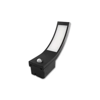 Kép 4/5 - MasterLED Diron 10W-os natúr fehér fekete fali lámpa mozgásérzékelős