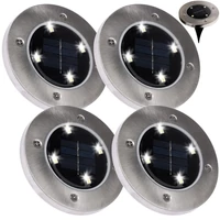 Kép 4/10 - MasterLED Földbe szúrható 0 4 W-os kerek napelemes lámpa 4 SMD