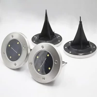 Kép 5/10 - MasterLED Földbe szúrható 0 4 W-os kerek napelemes lámpa 4 SMD