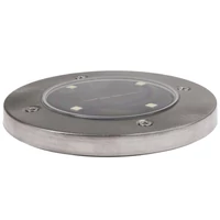 Kép 7/10 - MasterLED Földbe szúrható 0 4 W-os kerek napelemes lámpa 4 SMD