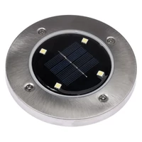 Kép 8/10 - MasterLED Földbe szúrható 0 4 W-os kerek napelemes lámpa 4 SMD
