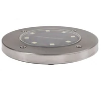 Kép 9/10 - MasterLED Földbe szúrható 0 8 W-os kerek napelemes lámpa 8 SMD