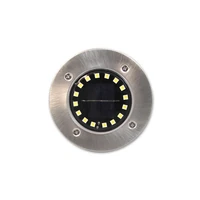 Kép 4/6 - MasterLED Földbe szúrható 1 2 W-os kerek napelemes lámpa 16 SMD