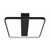 Kép 2/4 - MasterLED Galaxis Centauri 40 W-os 42x40 cm fekete LED távirányítós mennyezeti lámpa