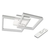 Kép 1/4 - MasterLED Galaxis Herkules 70 W-os 54x54 cm fehér LED távirányítós mennyezeti lámpa