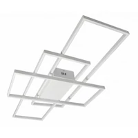 Kép 4/4 - MasterLED Galaxis Hidra 126 W-os 90x50 cm fehér LED távirányítós mennyezeti lámpa