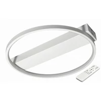 Kép 1/4 - MasterLED Galaxis Taurus 33 W-os 40x6 cm fehér LED távirányítós mennyezeti lámpa