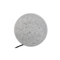 Kép 1/7 - MasterLED Kula földbe szúrható 30 cm-es kerti gömb E27-es foglalattal kő színű